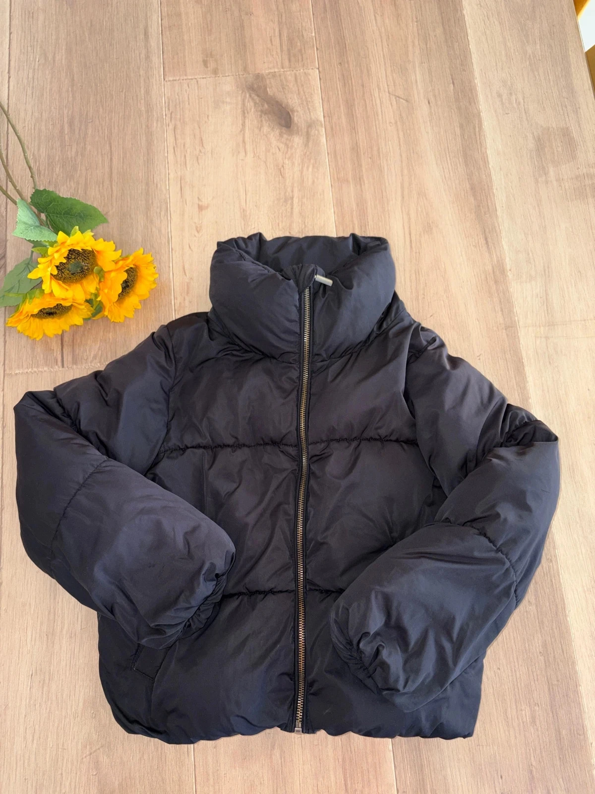 Doudoune noir Kiabi taille 10 ans